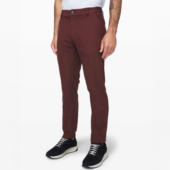 Lululemon Maroon Commission Pant Classic Warpstreme 32 x 29 - Picture 1 of 4